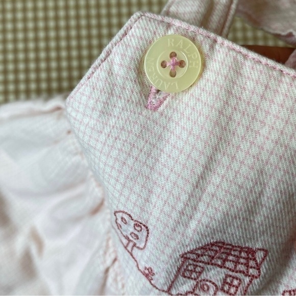 Ralph Lauren thick cotton jumper thick pinafore dress preppy Size
6 months - Picture 6 of 9